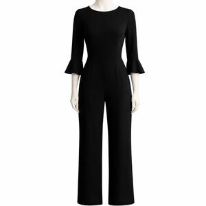 NWT GOAT Jane Atelier Black Wool Jumpsuit — Luxury British Designer Brand